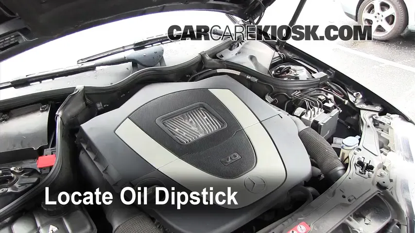 2007 Mercedes-Benz C230 Sport 2.5L V6 FlexFuel Oil Check Oil Level